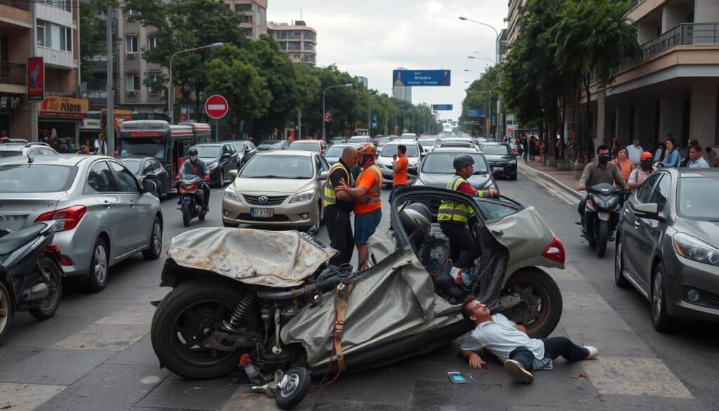 Wypadek drogowy w Holandii z cudzoziemcem