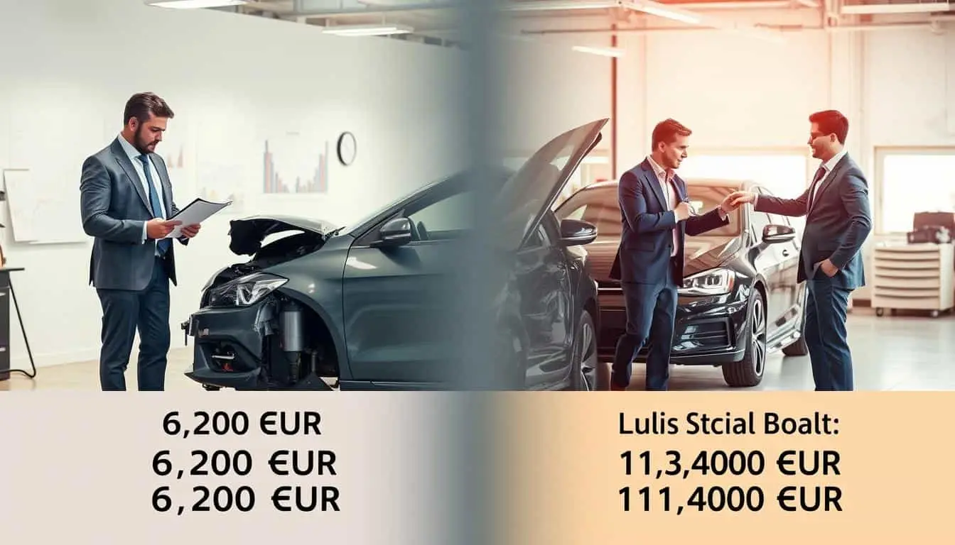 Ubezpieczyciel 6 200 EUR, a rzeczoznawca MOTOEXPERT 11 400 EUR