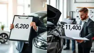 Ubezpieczyciel 6 200 EUR, a rzeczoznawca MOTOEXPERT 11 400 EUR