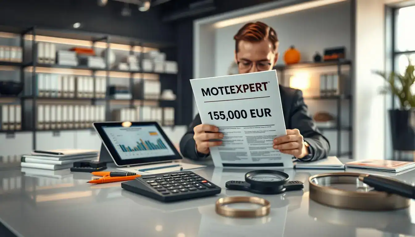 Ubezpieczyciel 7 500 EUR, a rzeczoznawca MOTOEXPERT 15 000 EUR